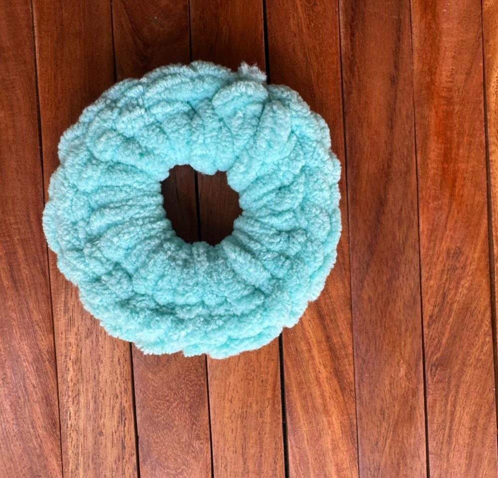 Crochet Scrunchie Green