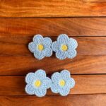 Embroidery Flower Clip