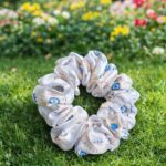 Satin Evil Eye Scrunchies