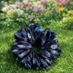 Satin Evil Eye Scrunchies