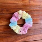 Rainbow Tulle Scrunchie