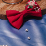 Hand Embroidered Bow