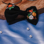 Hand Embroidered Bow
