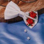 Hand Embroidered Bow