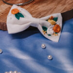 Hand Embroidered Bow