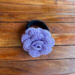 Rose Crochet Hair Tie