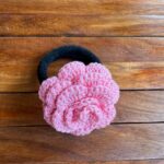 Rose Crochet Hair Tie